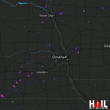 Hail Map Akron, IA 09-20-2018