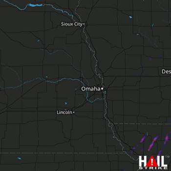 Hail Map Albany, MO 10-08-2018