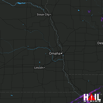 Hail Map Atchison, KS 05-25-2019