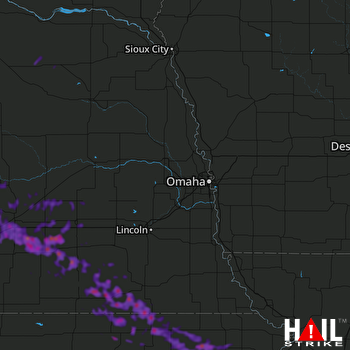 Hail Map Holton, KS 08-26-2019