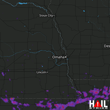 Hail Map Beatrice, NE 08-30-2019