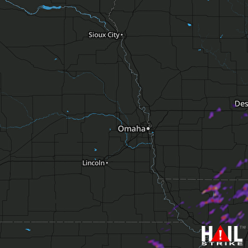 Hail Map Maryville, MO 05-14-2020
