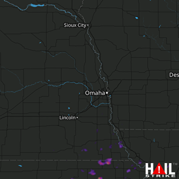 Hail Map Waterville, KS 05-24-2020