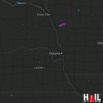 Hail Map Mapleton, IA 06-03-2020