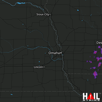 Hail Map Creston, IA 06-03-2020