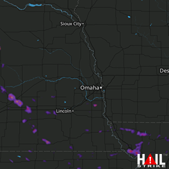 Hail Map Maryville, MO 06-04-2020