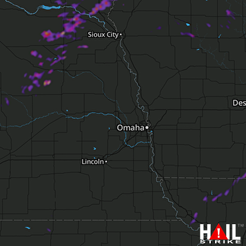 Hail Map Maryville, MO 06-22-2020