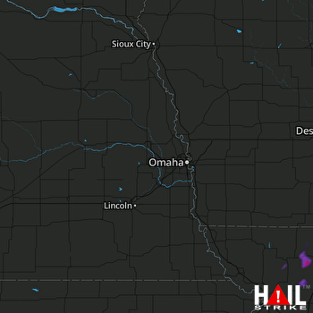 Hail Map Albany, MO 08-08-2020