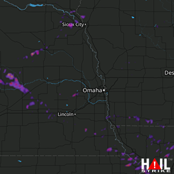 Hail Map Atchison, KS 08-31-2020