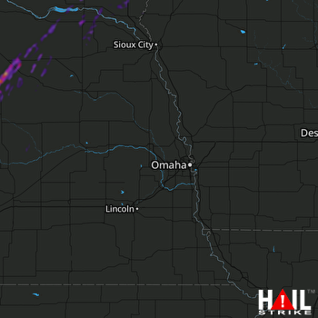 Hail Map Ord, NE 11-09-2020