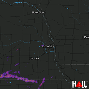 Hail Map Sutton, NE 05-09-2021