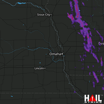 Hail Map Carroll, IA 06-17-2021