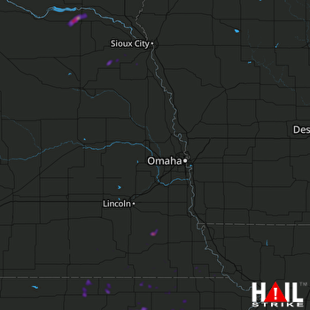 Hail Map Crofton, NE 07-17-2021