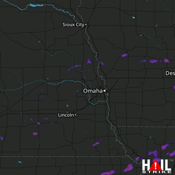 Hail Map Coon Rapids, IA 07-12-2017