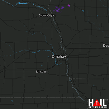 Hail Map Marcus, IA 08-24-2017