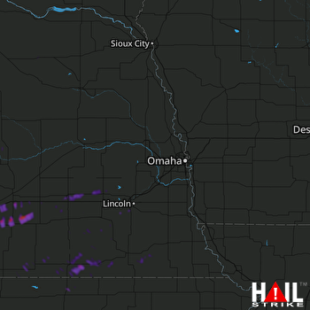 Hail Map Hastings, NE 05-11-2018