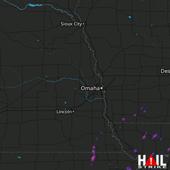 Hail Map Maryville, MO 05-17-2018