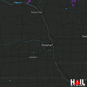 Hail Map Laurens, IA 05-25-2018
