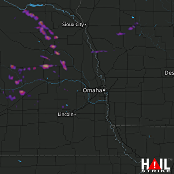 Hail Map Ida Grove, IA 06-24-2018