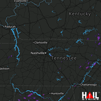 Hail Map Moulton, AL 08-16-2018