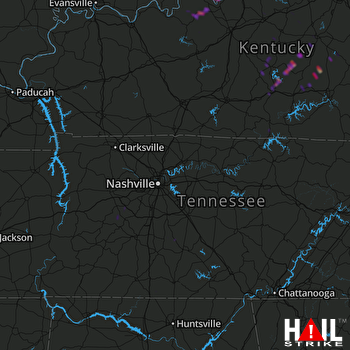 Hail Map Eubank, KY 04-12-2019
