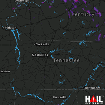 Hail Map Elizabethtown, KY 07-01-2019
