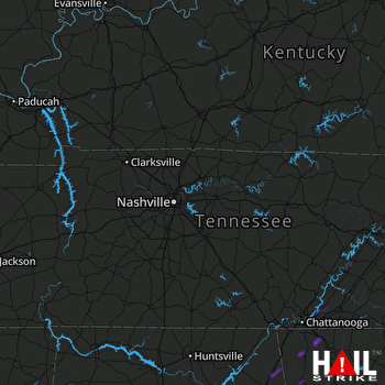Hail Map Ringgold, GA 07-10-2019