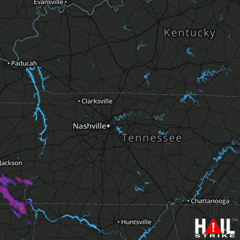 Hail Map Selmer, TN 08-07-2019