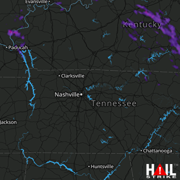 Hail Map Williamsburg, KY 07-30-2021