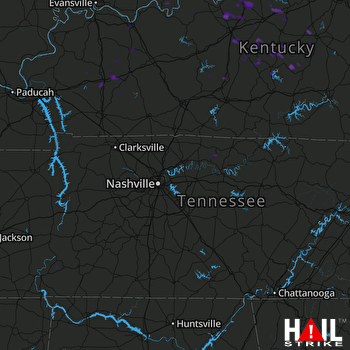 Hail Map Corydon, IN 07-01-2017
