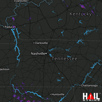 Hail Map Florence, AL 07-24-2017