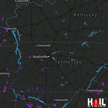 Hail Map Spring Hill, TN 05-25-2018