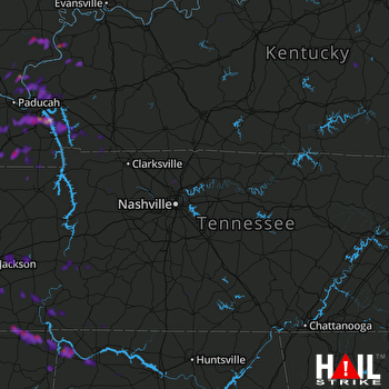 Hail Map Jackson, TN 06-21-2018