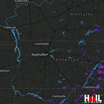 Hail Map Somerset, KY 06-25-2018
