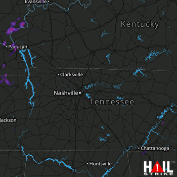 Hail Map Metropolis, IL 07-15-2018