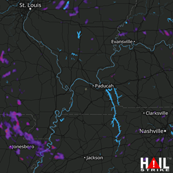 Hail Map Jonesboro, AR 08-17-2018
