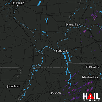 Hail Map Fairview, TN 05-01-2019
