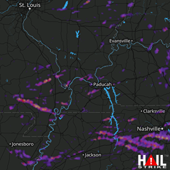 Hail Map Franklin, TN 06-20-2019