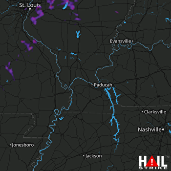 Hail Map Belleville, IL 08-19-2019