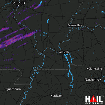 Hail Map Farmington, MO 10-25-2021
