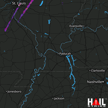 Hail Map Granite City, IL 04-29-2017