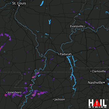 Hail Map Jonesboro, AR 05-11-2017