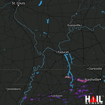 Hail Map Dickson, TN 05-30-2017