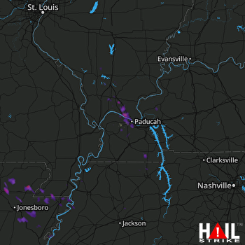 Hail Map Vienna, IL 06-23-2017