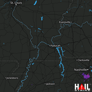 Hail Map Franklin, TN 07-24-2017