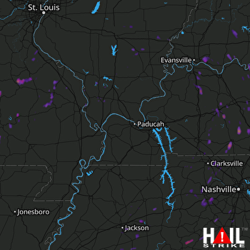 Hail Map Farmington, MO 08-02-2017