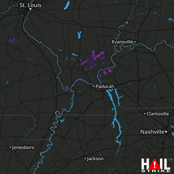 Hail Map Harrisburg, IL 05-15-2018