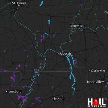 Hail Map Carbondale, IL 05-17-2018
