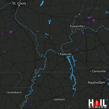 Hail Map Park Hills, MO 05-21-2018