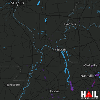 Hail Map Franklin, TN 06-17-2018